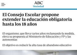 Enlace a Tratando de combatir el abandono escolar a la fuerza