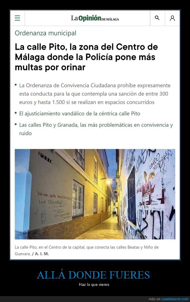 calle pito,multas,mear