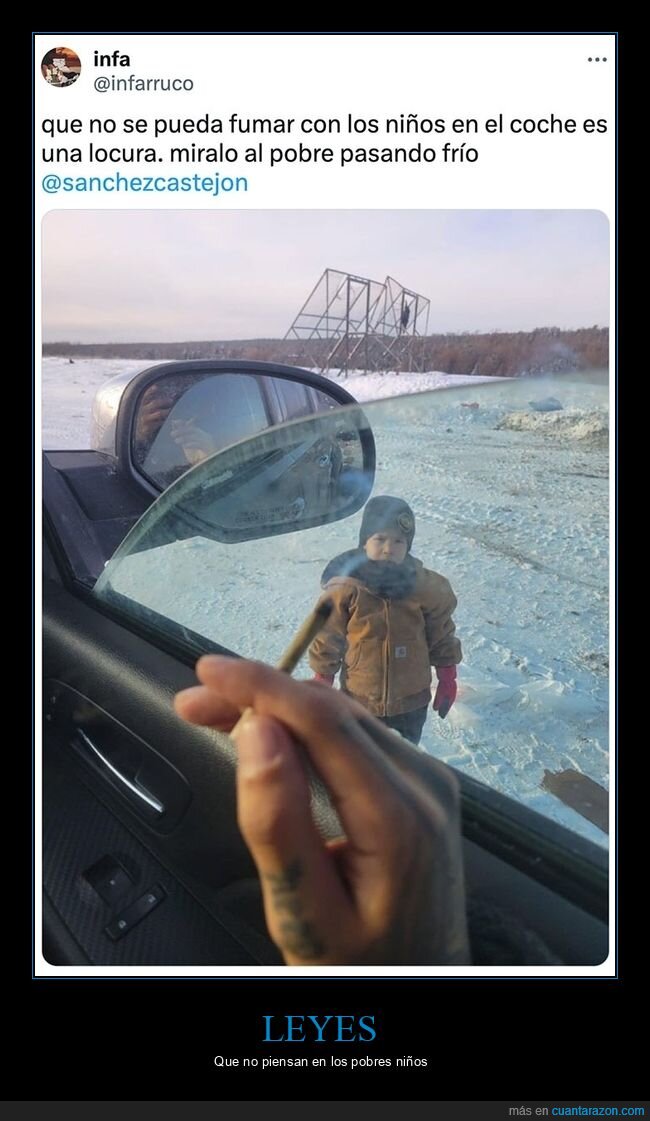 coches,fumar,niño