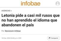 Enlace a Letonia se pone firme