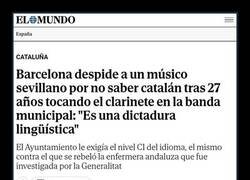 Enlace a Despedido por no saber catalán