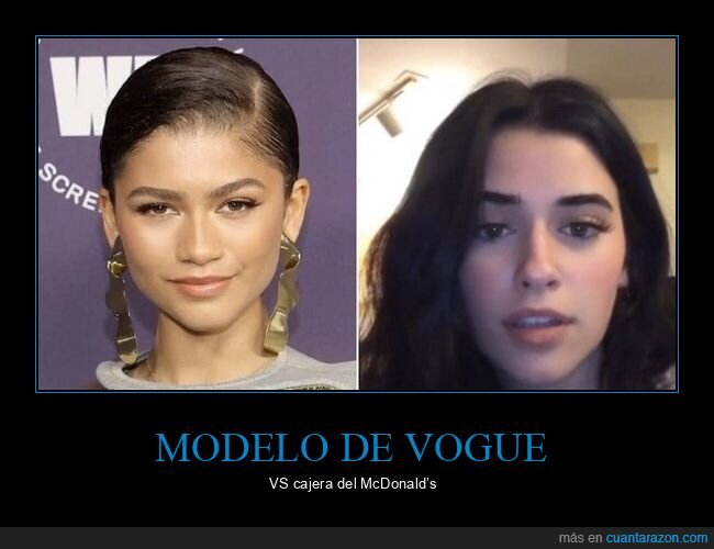 modelo,zendaya,mcdonald's