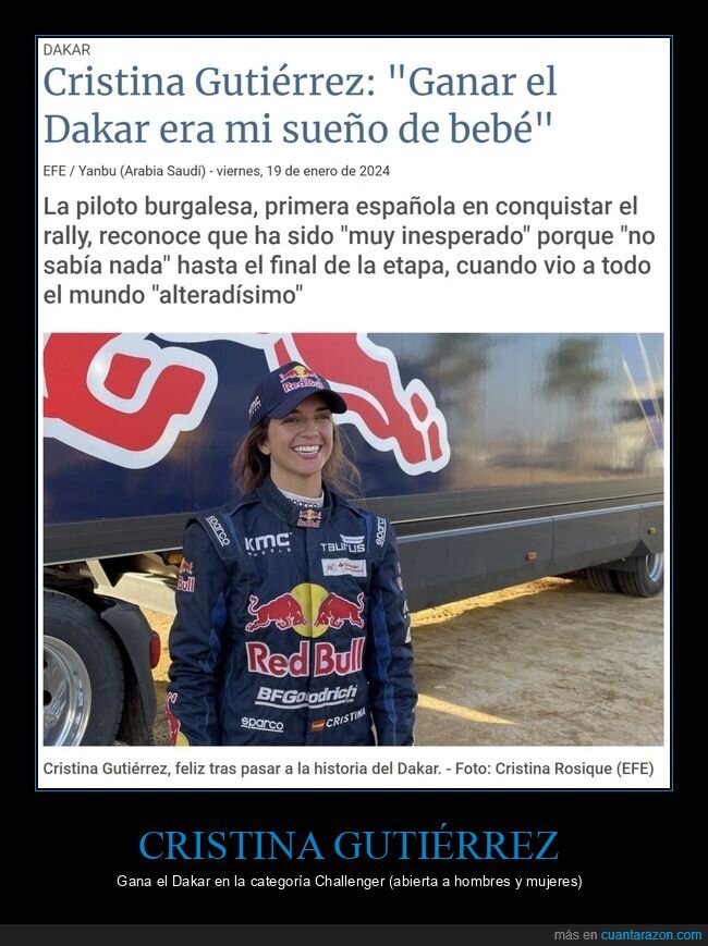 cristina gutiérrez,dakar