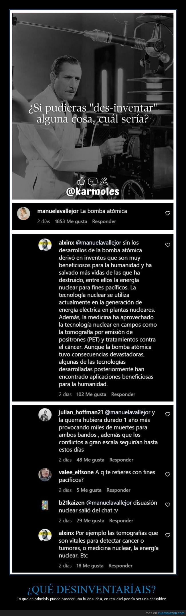 desinventar,bomba atómica