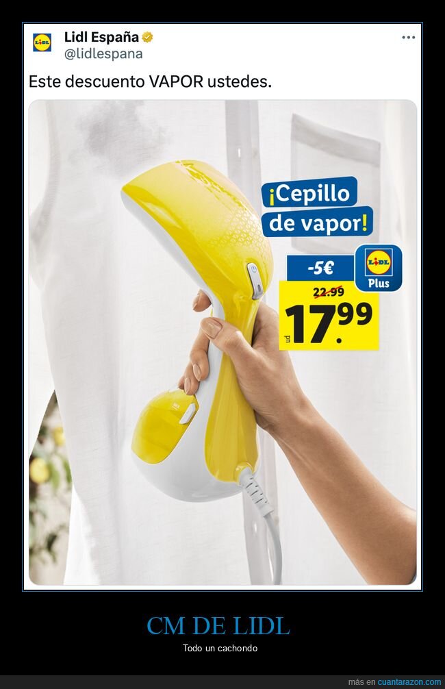 lidl,descuento,vapor