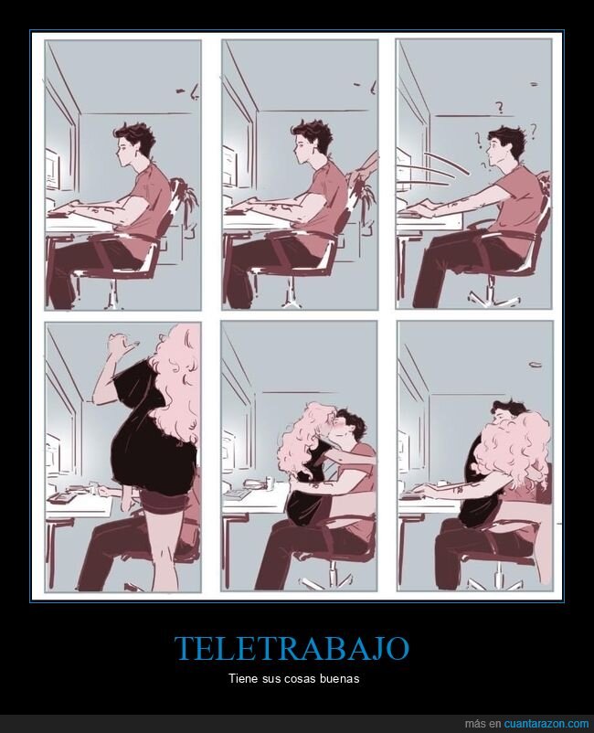 teletrabajo,pareja