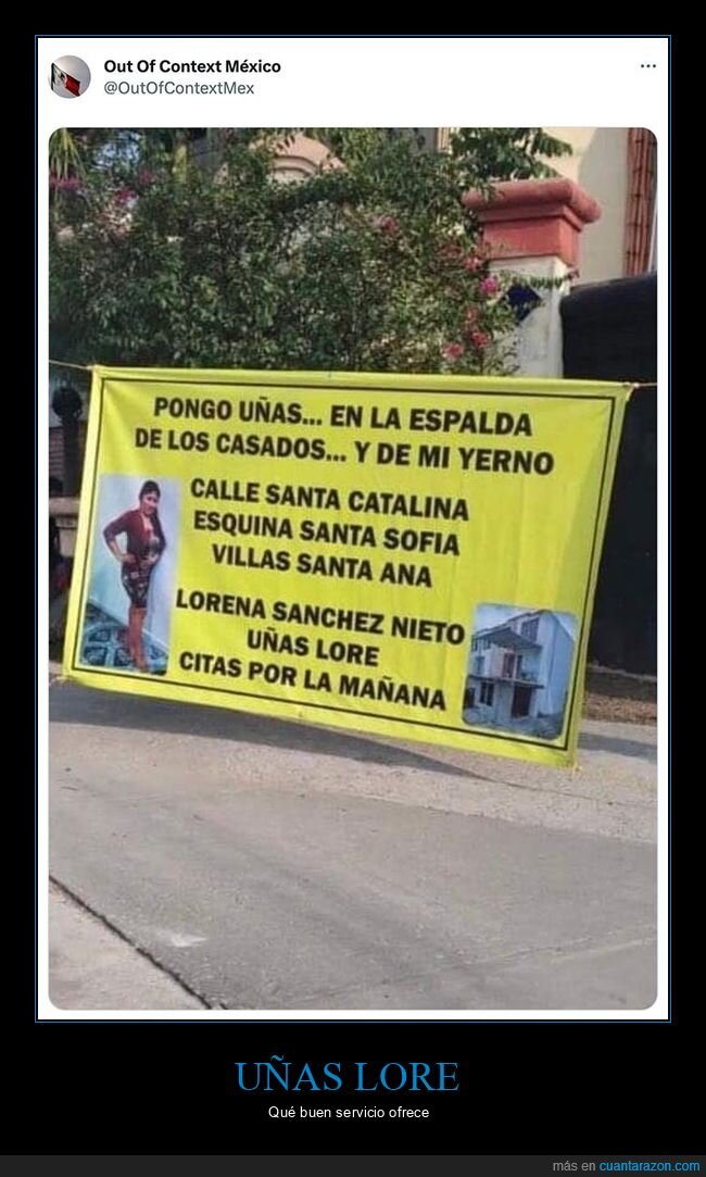 casados,cuernos,pancarta,uñas,yerno