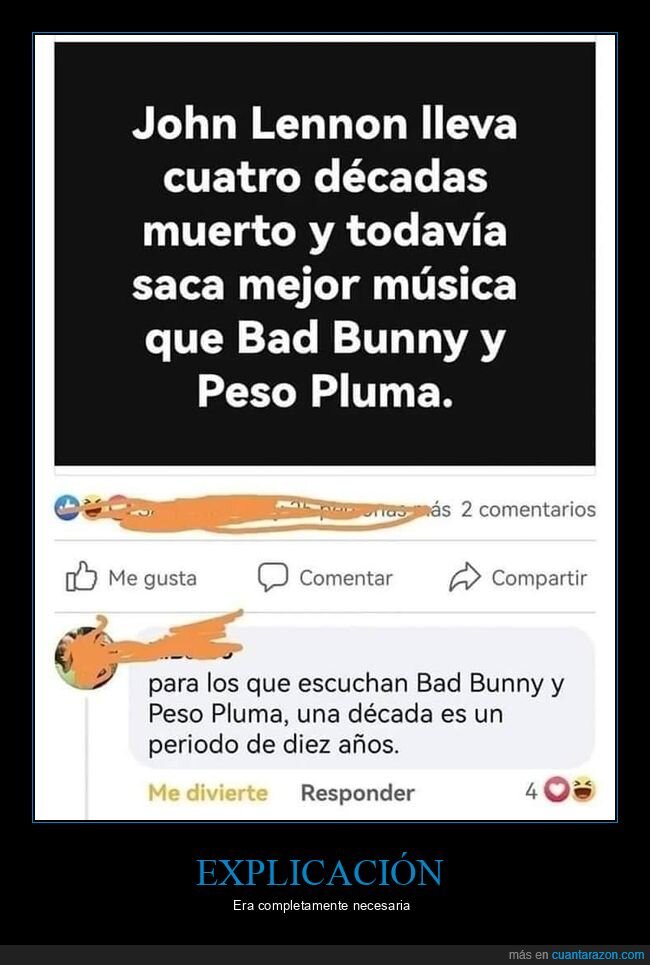 john lennon,bad bunny,peso pluma