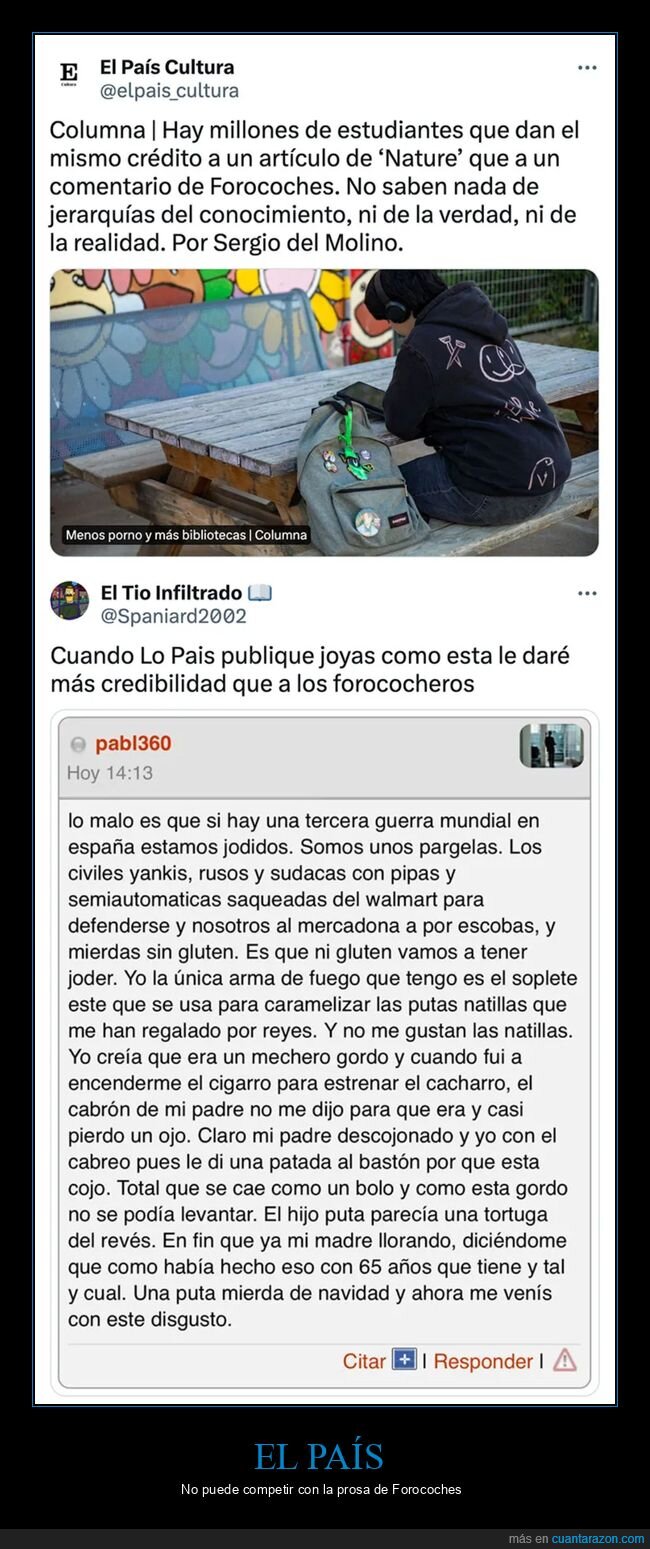 credibilidad,el país,forocoches,nature