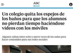 Enlace a Al parecer esta solución era más sencilla que quitarles los móviles...