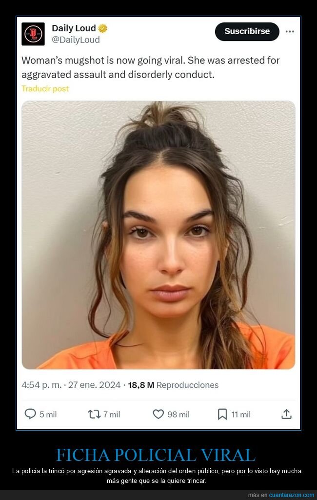 ficha policial,viral