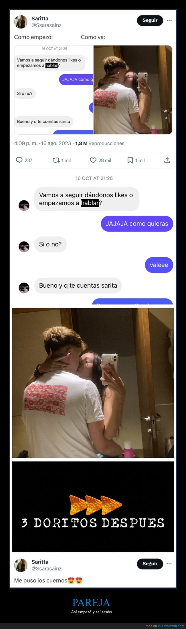 pareja,empezar,cuernos