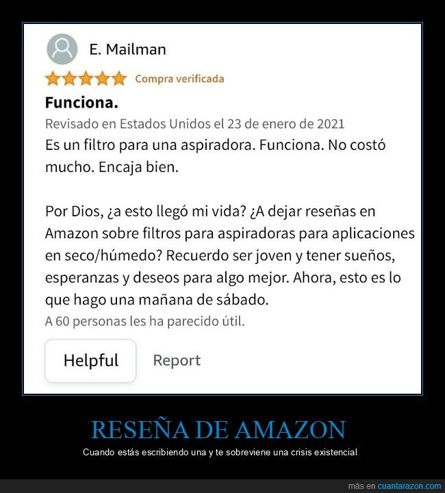 reseña,amazon,vida