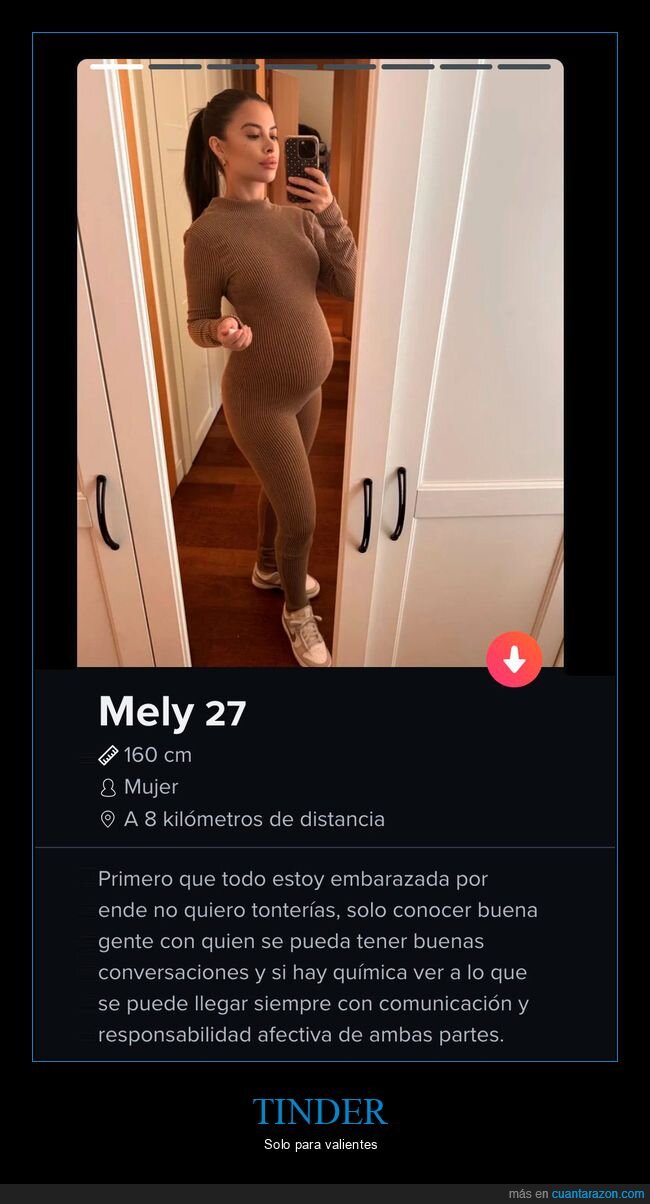 embarazada,tinder