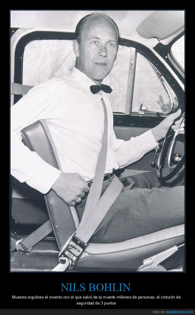 nils bohlin,cinturón de seguridad