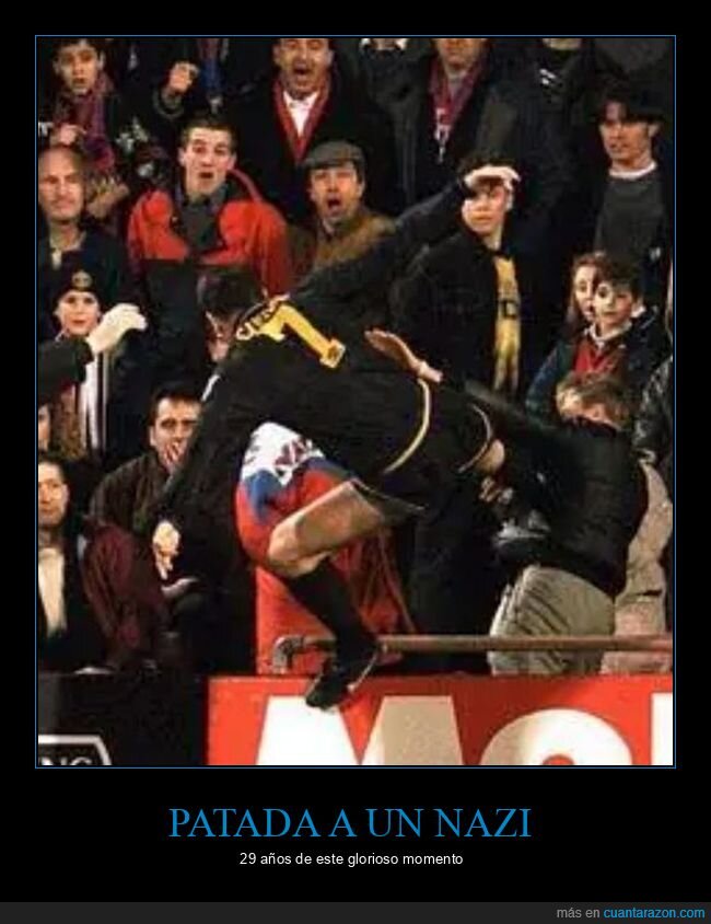 eric cantona,patada,nazi