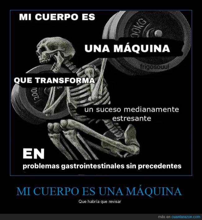 máquina,transformar,estrés,problemas gastrointestinales