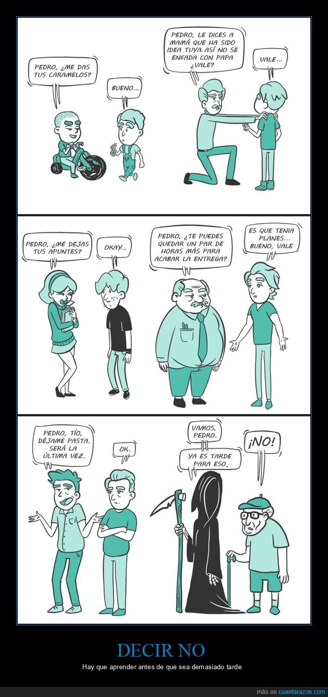 decir no,aprender