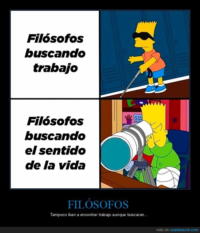 filósofos,buscar,trabajo,sentido de la vida