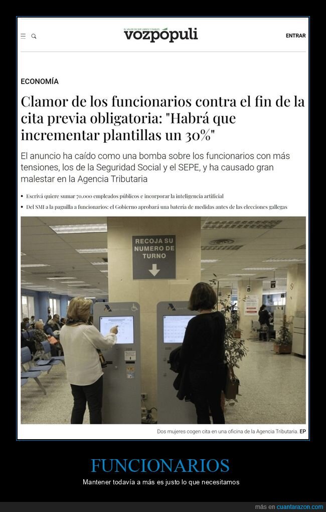 funcionarios,cita previa