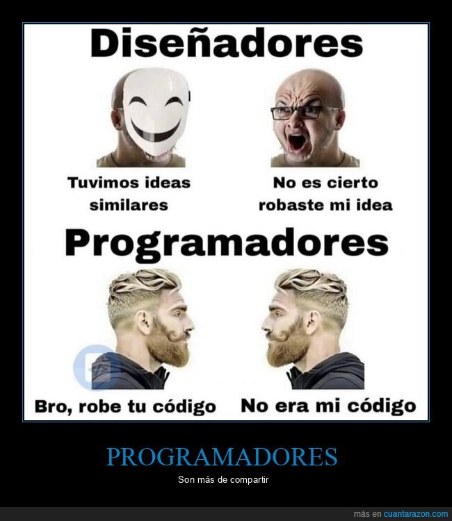 dise&ntilde;adores,programadores,c&oacute;digo
