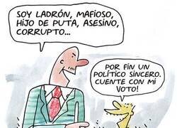 Enlace a Un político que va de frente