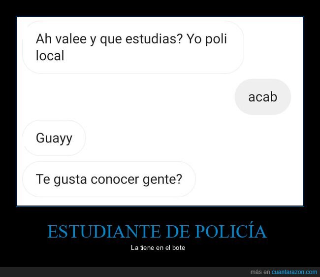 acab,ligando,policía