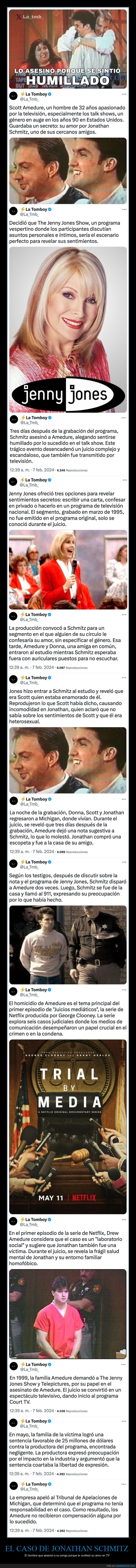 jonathan schmitz,asesinato,amigo,confesión,amor,tv