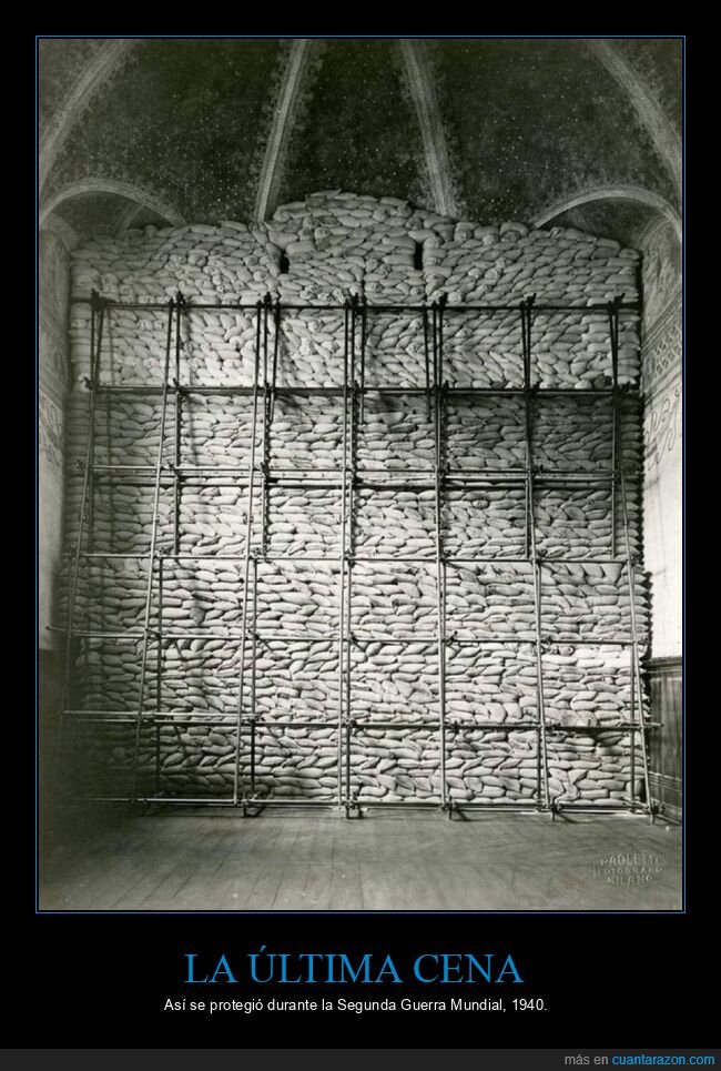 la última cena,protección,ii guerra mundial