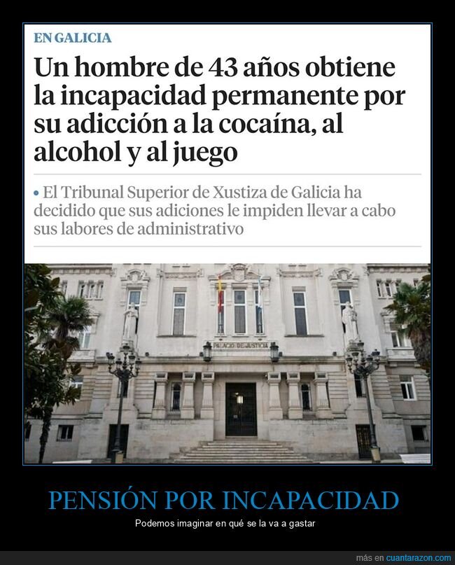 adicción,alcohol,caca,incapacidad permanente,juego