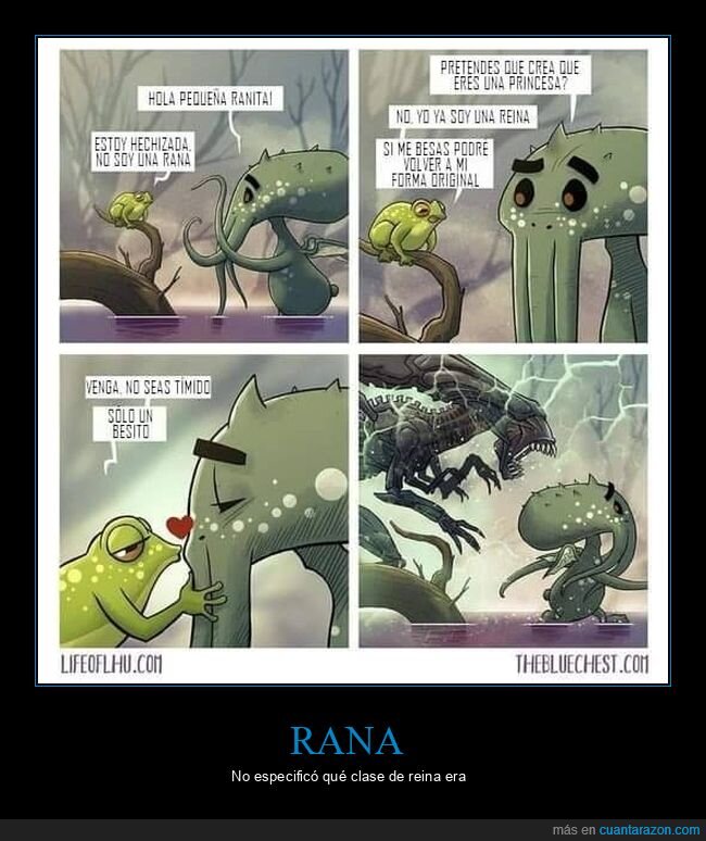 rana,reina,alien