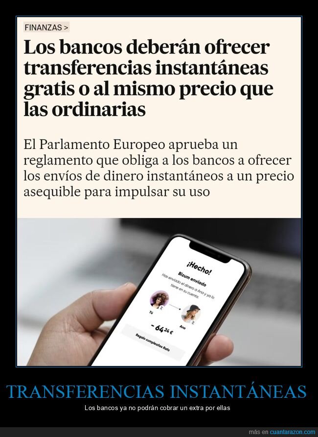 transferencias,instantáneas,bancos,gratis