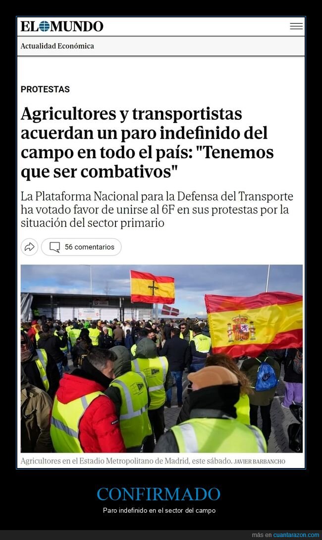 agricultores,transportistas,paro,campo