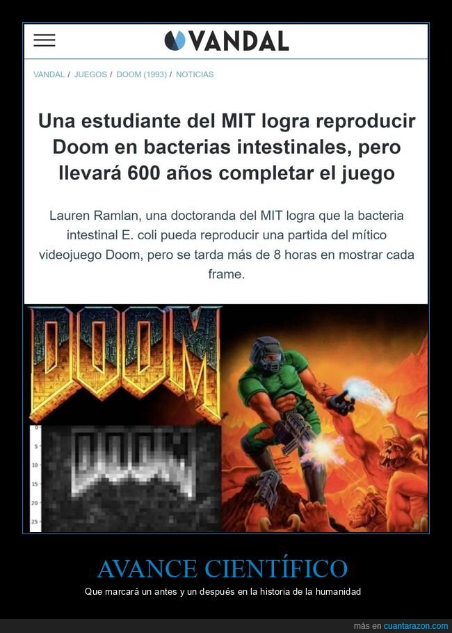 doom,bacterias intestinales