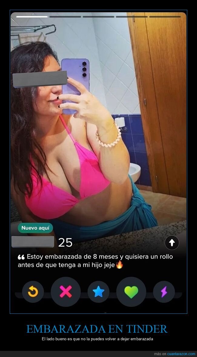 embarazada,tinder