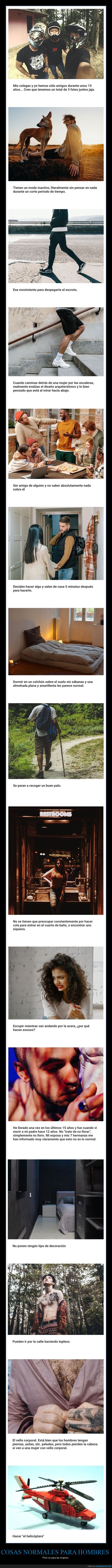 hombres,mujeres,cosas normales