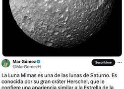 Enlace a Esta pequeña luna de Saturno, llamada Mimas, puede albergar un océano líquido escondido bajo su gruesa capa helada