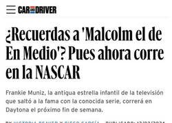 Enlace a Ahora Malcolm corre en la NASCAR