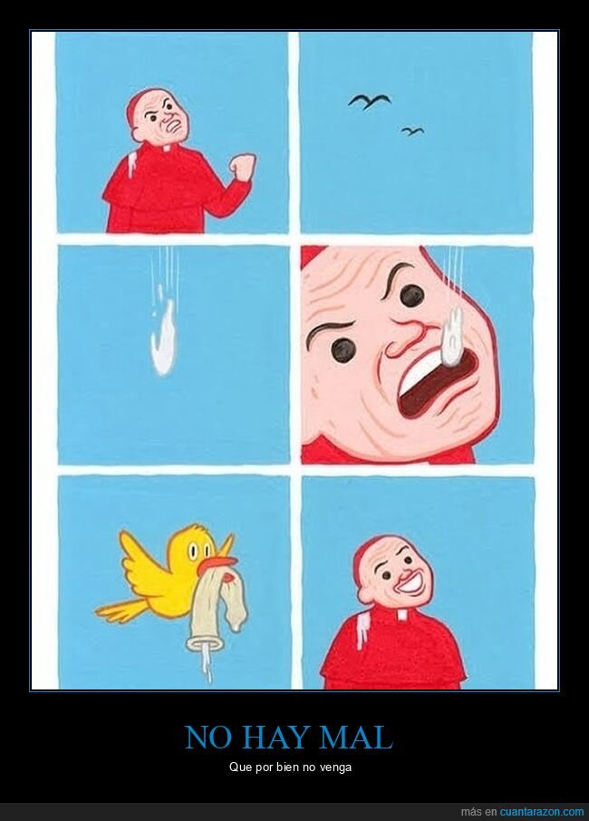 cura,condón,pájaro