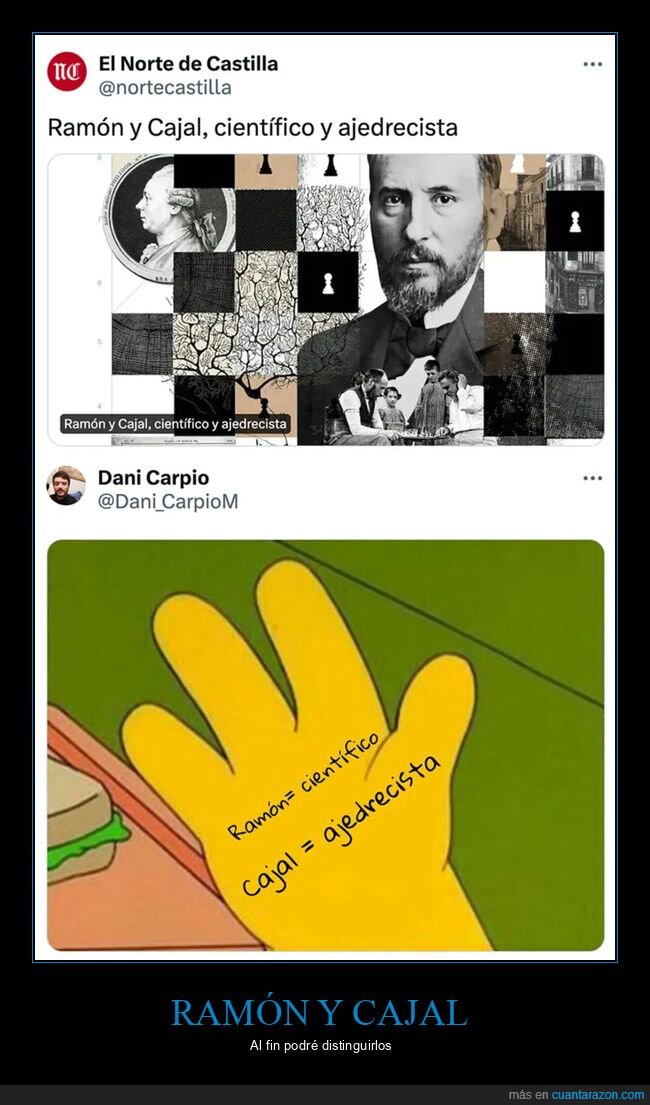 ajedrecista,científico,ramón y cajal