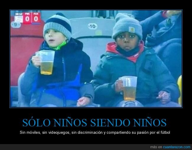 cerveza,estadio,niños,wtf