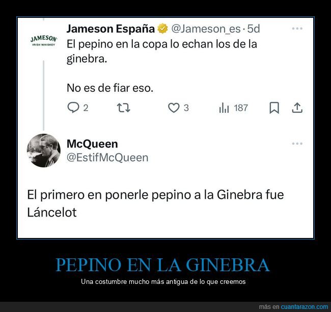pepino,ginebra,lancelot