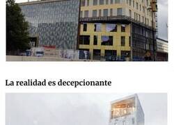 Enlace a Ejemplos de expectativas vs realidad en la arquitectura