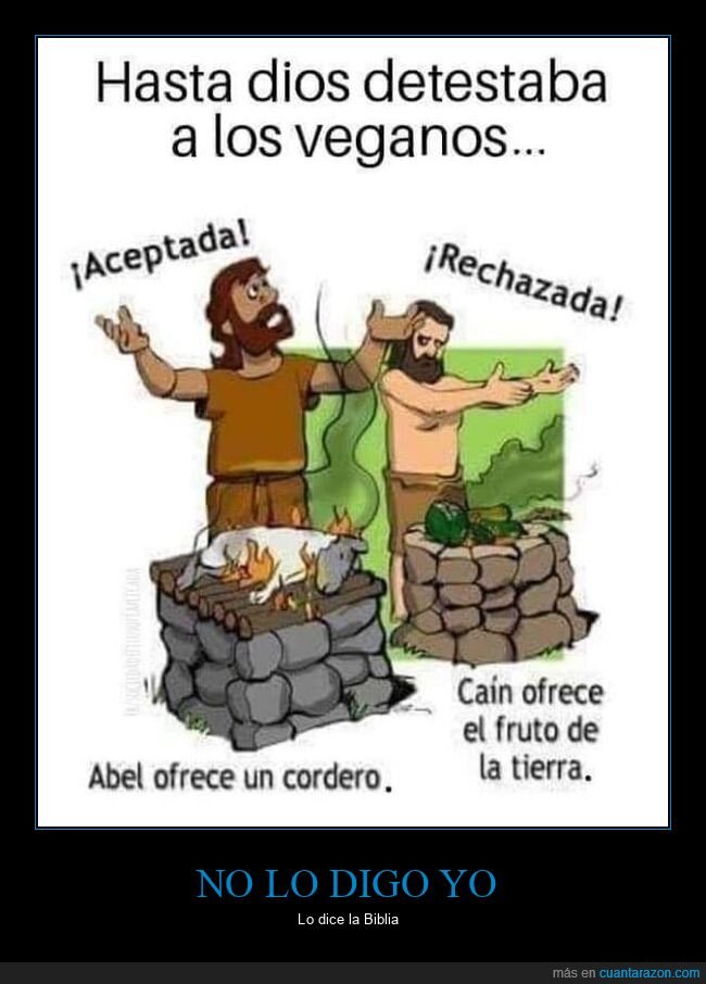 abel,caín,ofrendas,veganos