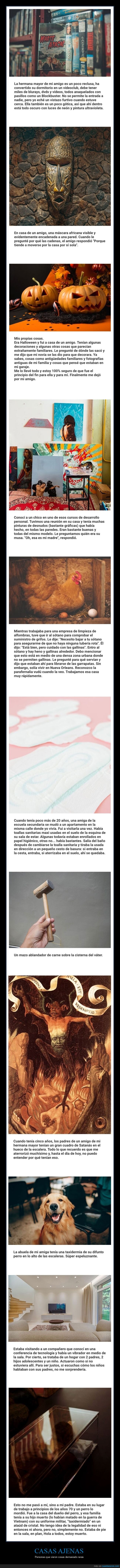 casas ajenas,cosas raras