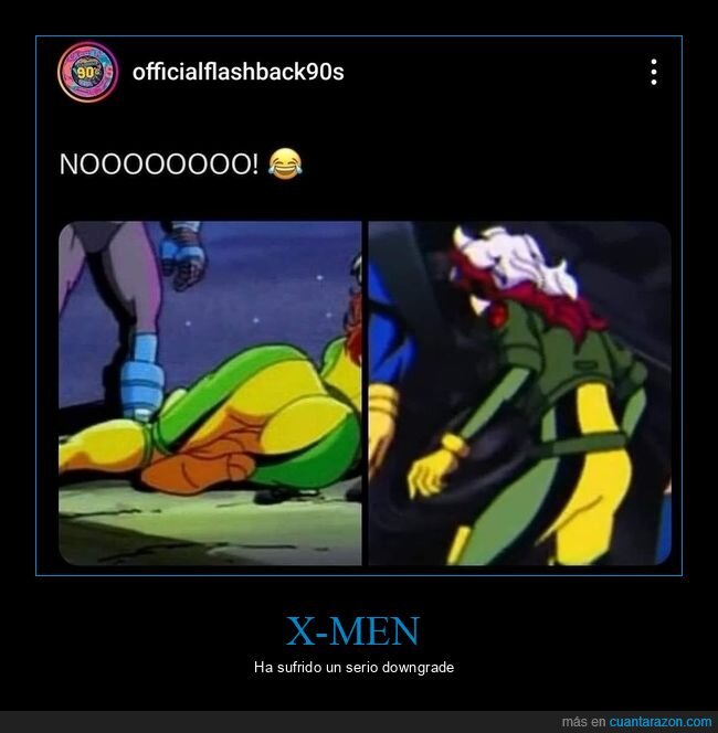 ahora,antes,pícara,xmen