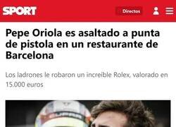 Enlace a Atracado en un restaurante