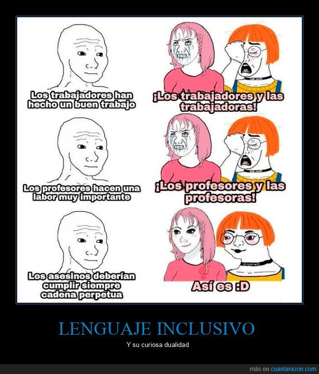 lenguaje inclusivo,asesinos