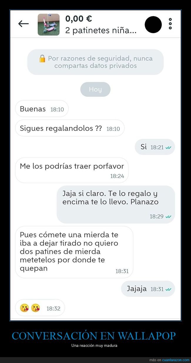 llevar,regalar,wallapop