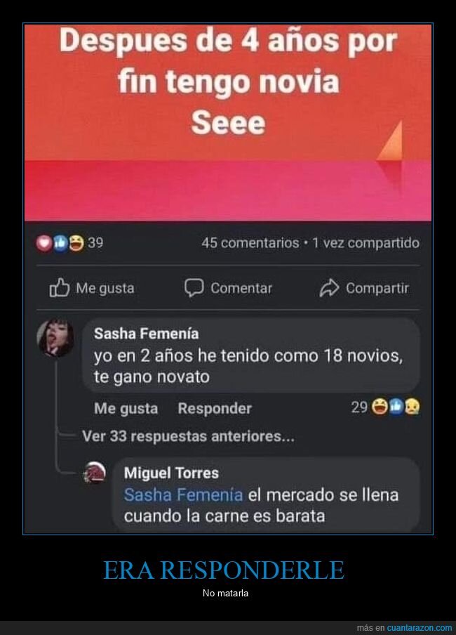 comentarios,novia,zasca